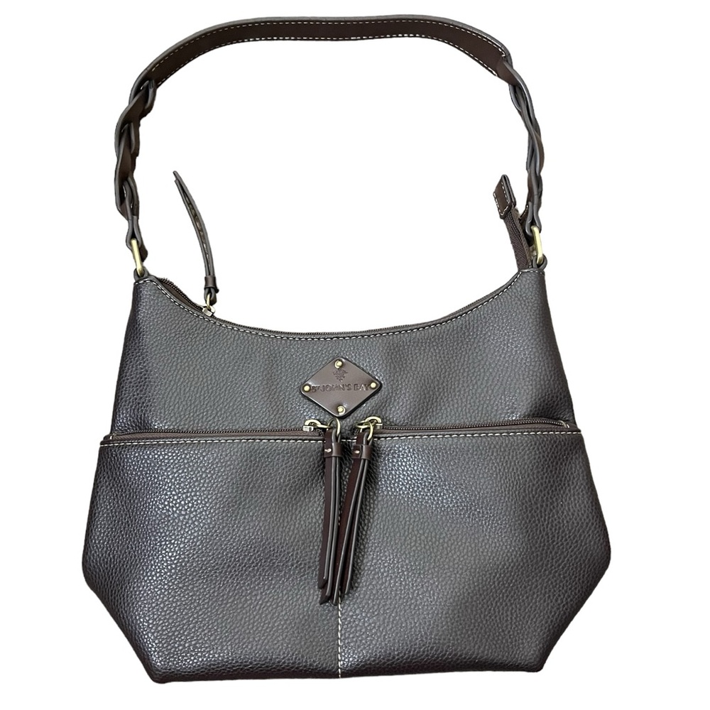 St John’s Bay | LIKE NEW purse brown pebbled vegan leather shoulder bag